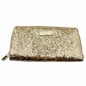 Adrienne Vittadini Gold Glitter Wallet